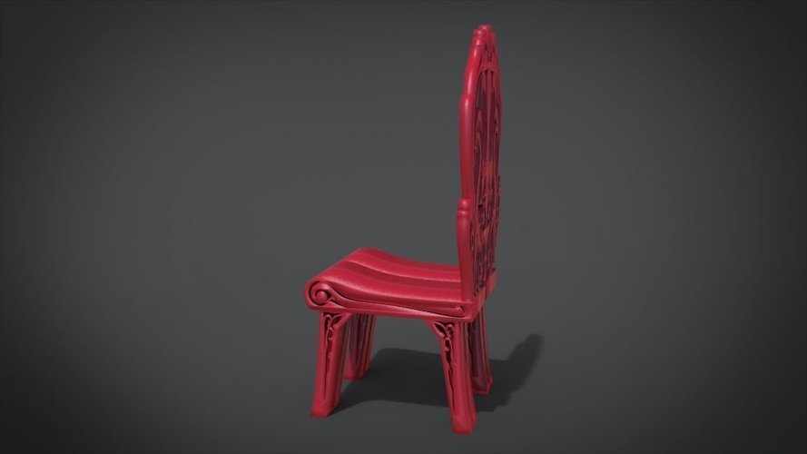 Classic Mandala Chair 3D Print 214674