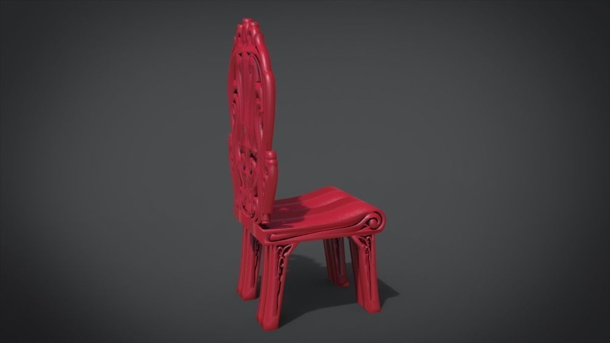 Classic Mandala Chair 3D Print 214678