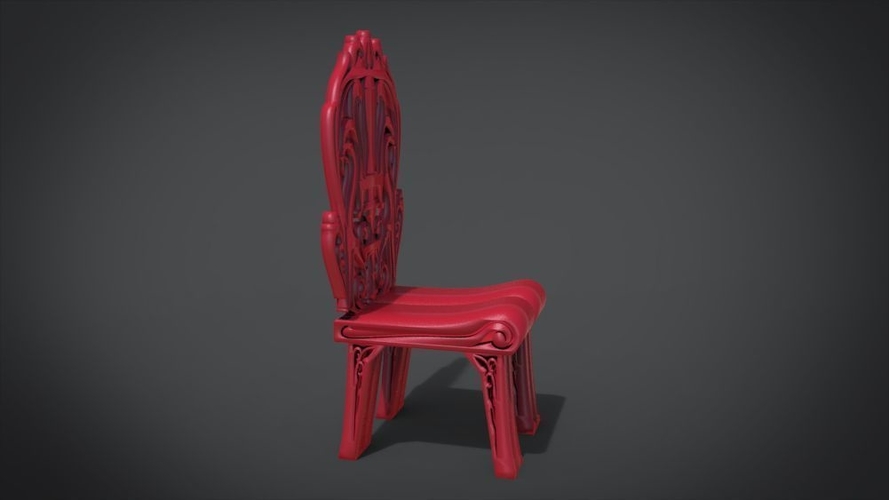Classic Mandala Chair 3D Print 214679