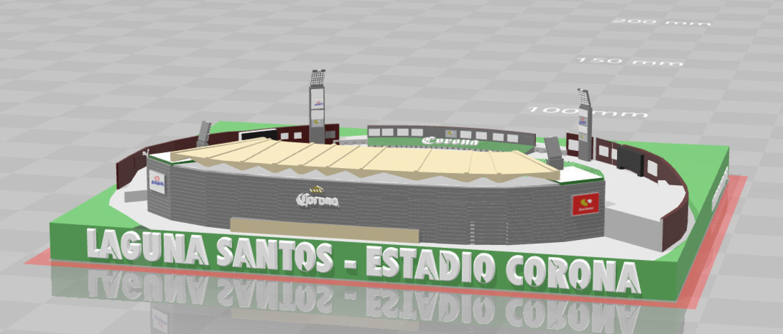 Laguna Santos - Estadio Corona 3D Print 214720