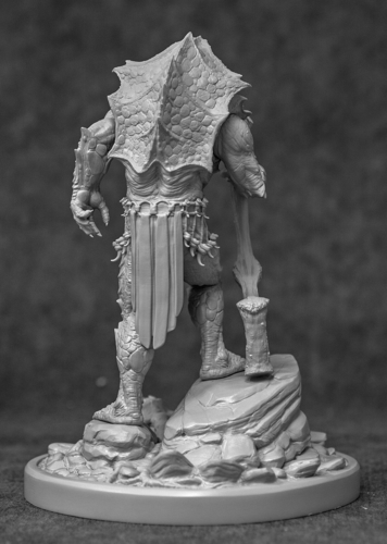 Turtle Barbarian Statue Kit 3D Print 214728