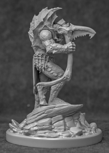 Turtle Barbarian Statue Kit 3D Print 214729