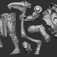 Turtle Barbarian Statue Kit - Thumbnail 5