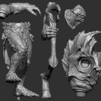 Turtle Barbarian Statue Kit - Thumbnail 7