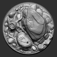 Turtle Barbarian Statue - Base - Thumbnail 1