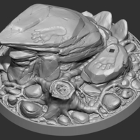 Turtle Barbarian Statue - Base - Thumbnail 2