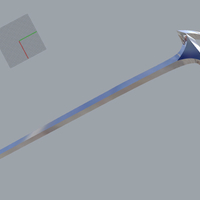 Zedd Staff from Mighty Morphin Power Rangers 3D print model - Thumbnail 2