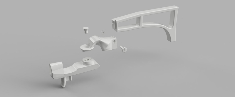 Vive Rifle Controller mod - Pinshape