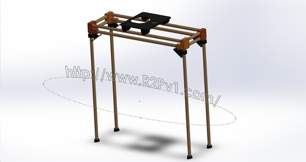 Vertical Camera Desk Stand