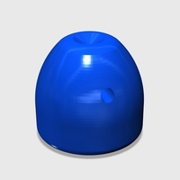 Small SCUBA - INT or YOKE Regulator Dust Cap 02 3D Printing 214928