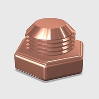 Small SCUBA - DIN Tank Dust Cap 3D Printing 214929