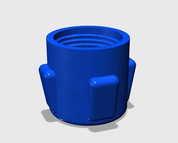 SCUBA - DIN Regulator Dust Cap 01 3D Print 214931