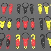 SCUBA - Carabiner Type - LP Hose Clip - Thumbnail 2