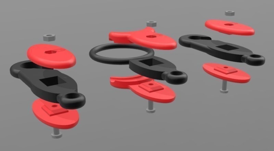 SCUBA - Octopus O-RING Holder 3D Print 214950