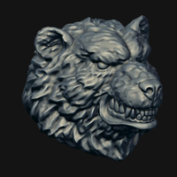 Bear head - Thumbnail 9