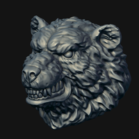 Bear head - Thumbnail 15