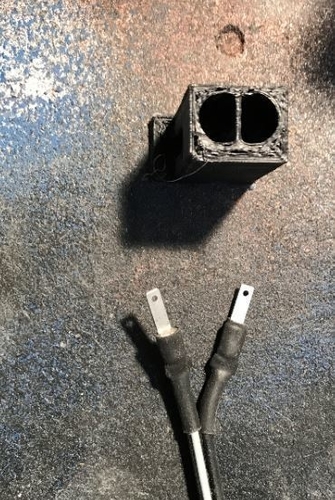 Renault loud speaker connector base replacement 3D Print 215031