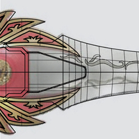 Power rangers Legacy Red Ranger Sword 3D print model - Thumbnail 7