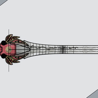 Power rangers Legacy Red Ranger Sword 3D print model - Thumbnail 8
