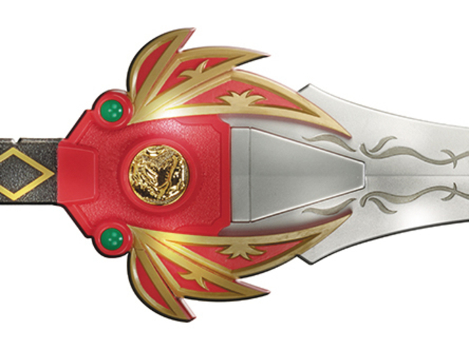 mighty morphin power rangers red ranger sword