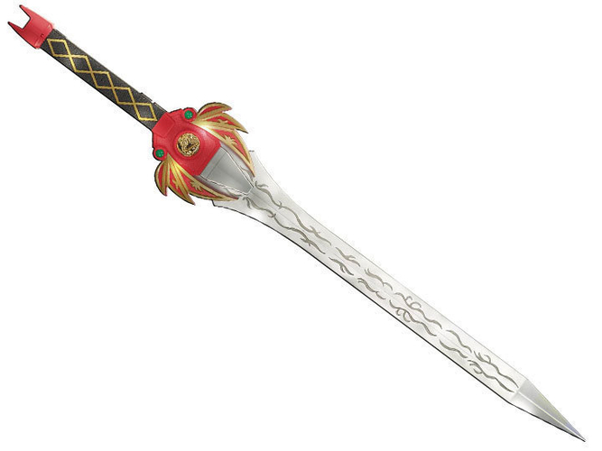 Power rangers Legacy Red Ranger Sword 3D print model 3D Print 215114