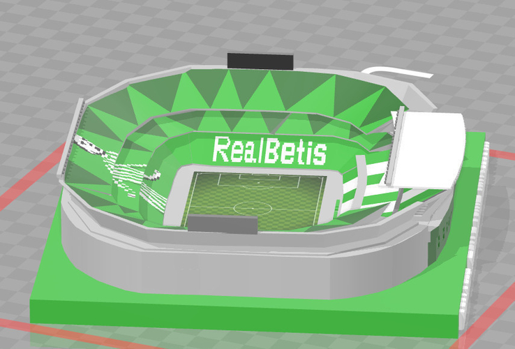 Real Betis - Estadio Benito Villamarin 3D Print 215119