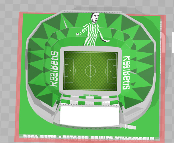 Real Betis - Estadio Benito Villamarin 3D Print 215120