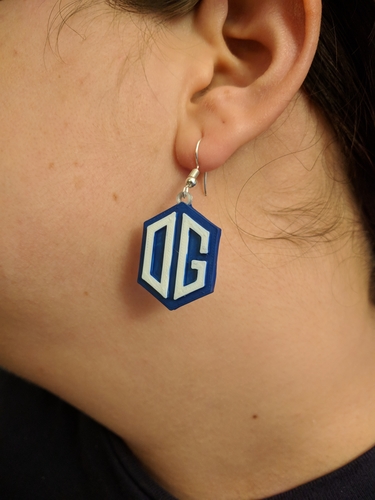 OG Earrings 3D Print 215245