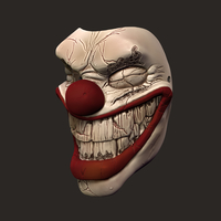Twisted metal killer clown mask cosplay halloween helmet - Thumbnail 6