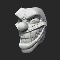 Twisted metal killer clown mask cosplay halloween helmet - Thumbnail 9