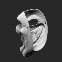 Twisted metal killer clown mask cosplay halloween helmet - Thumbnail 10