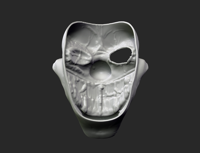 Twisted metal killer clown mask cosplay halloween helmet 3D Print 215398