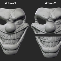 Twisted metal killer clown mask cosplay halloween helmet - Thumbnail 14