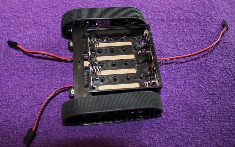 ZUMO chassis + d.c. Motor Driver + RoboGuts™ + PICAXE 28X2 3D Print 215459