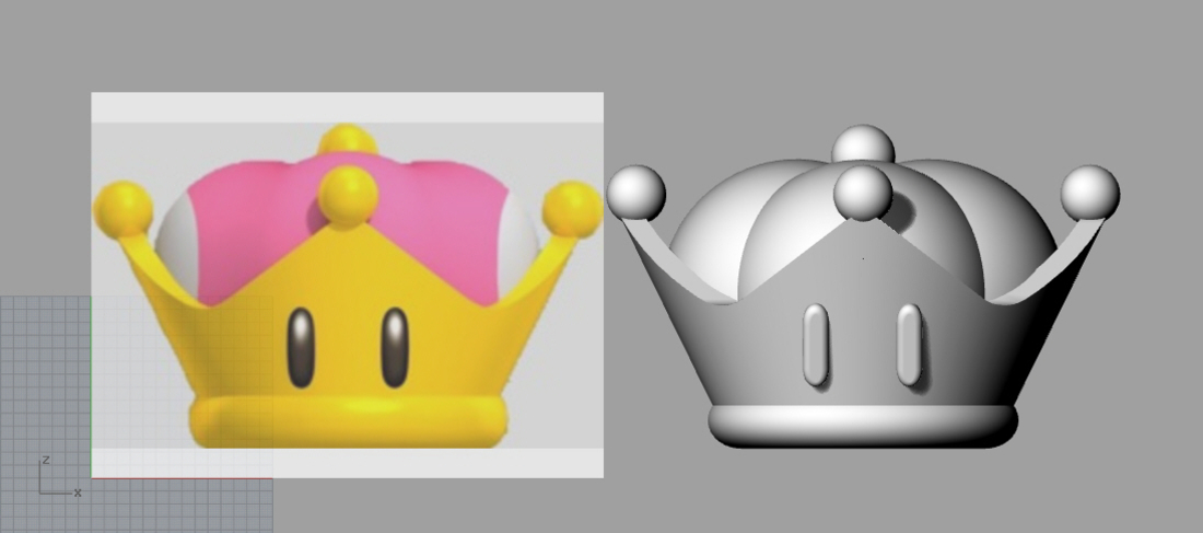 Bowsette crown 3D print model 3D Print 215494