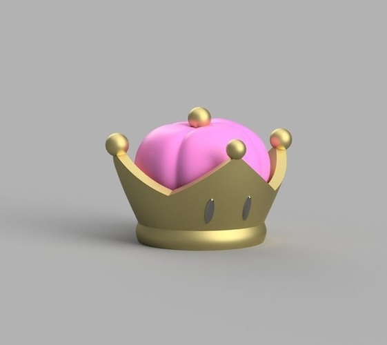 Bowsette crown 3D print model 3D Print 215495