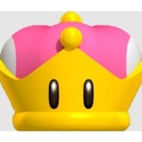 Bowsette crown 3D print model - Thumbnail 5