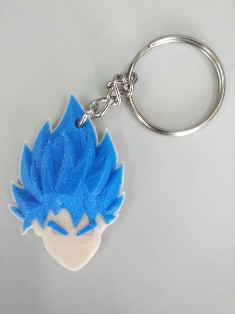 Goku Blue Keychain
