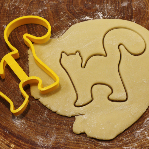 Cat cookie cutter for professional 3D Print 215679