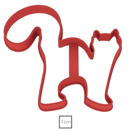 Cat cookie cutter for professional 3D Print 215680