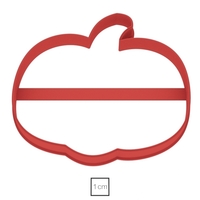 Pumpkin Halloween cookie cutter for professional - Thumbnail 1