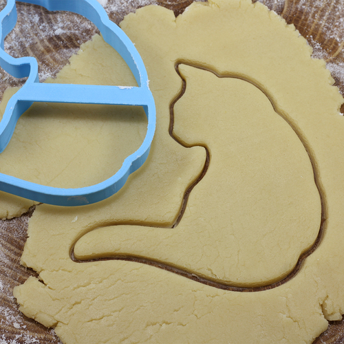 Cat 2 cookie cutter for professional 3D Print 215689