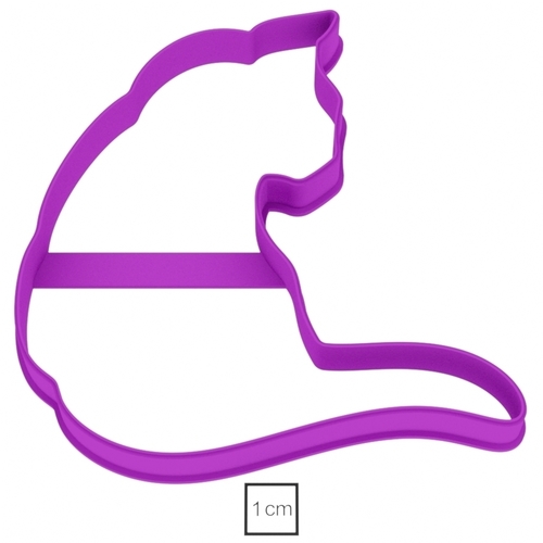Cat 2 cookie cutter for professional 3D Print 215690