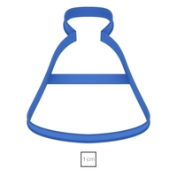 Bottle Potion cookie cutter for professional - Thumbnail 3