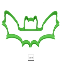 Bat cookie cutter for professional - Thumbnail 2