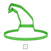 Witch Hat cookie cutter for professional - Thumbnail 2