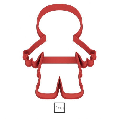 Mummy cookie cutter for professional 3D Print 215728