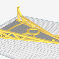 Small Decorative plate hanger 3D Printing 215786