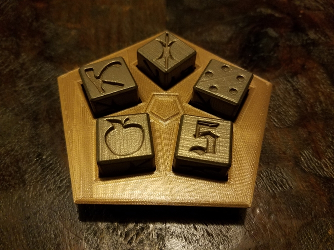 Magnetic Chaos Dice Case 3D Print 215838