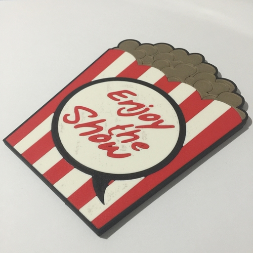 Popcorn Coaster 3D Print 215862